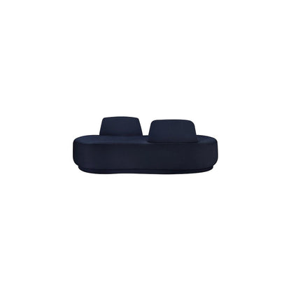 Argyle Navy Chenille Fabric Chaise/Loveseat