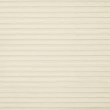 Shaggy Cream Corduroy Performance Fabric Ottoman