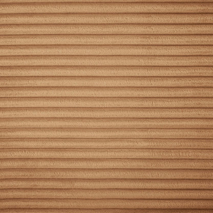 Shaggy Saddle Corduroy Performance Fabric Ottoman