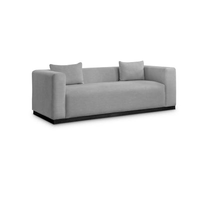 Alfie Grey Linen Textured Fabic Sofa