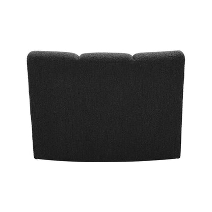 Infinity Black Boucle Fabric Modular Chair