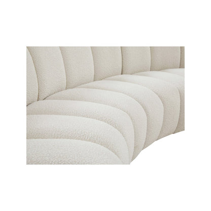 Infinity Cream Boucle Fabric 11pc. Modular Sectional