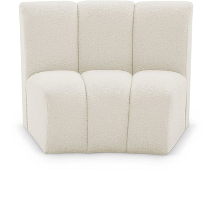 Infinity Cream Boucle Fabric Modular Chair