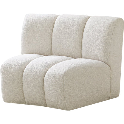 Infinity Cream Boucle Fabric Modular Chair