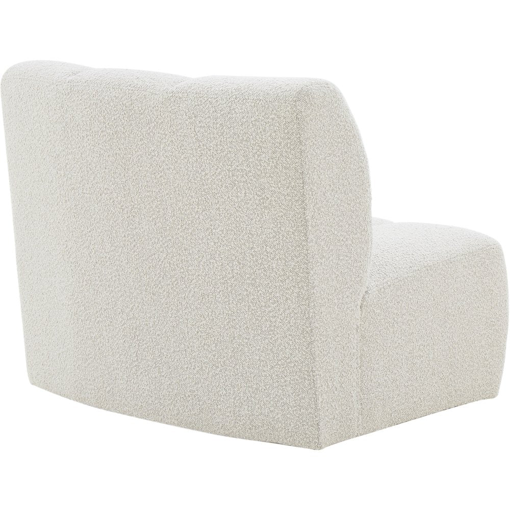 Infinity Cream Boucle Fabric Modular Chair