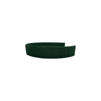Infinity Green Boucle Fabric 10pc. Modular Sectional