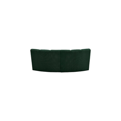 Infinity Green Boucle Fabric 2pc. Modular Sectional