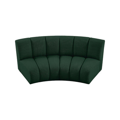 Infinity Green Boucle Fabric 2pc. Modular Sectional