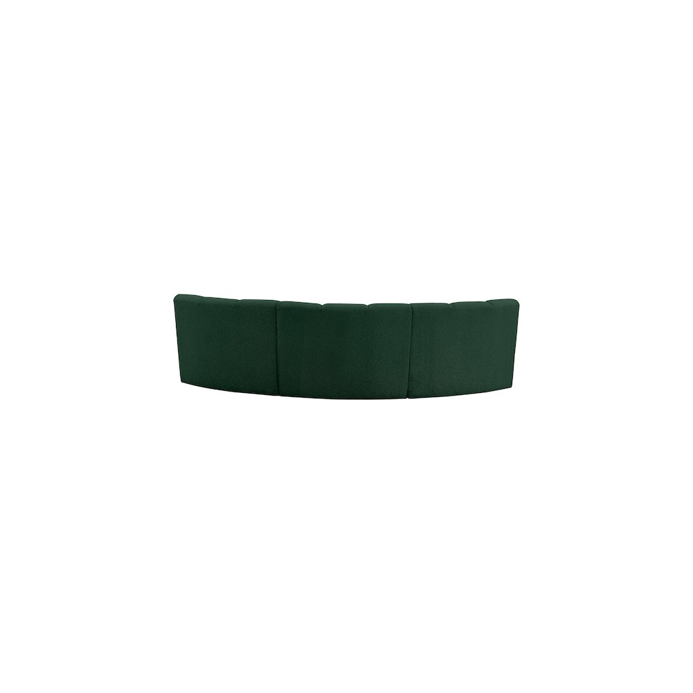 Infinity Green Boucle Fabric 3pc. Modular Sectional