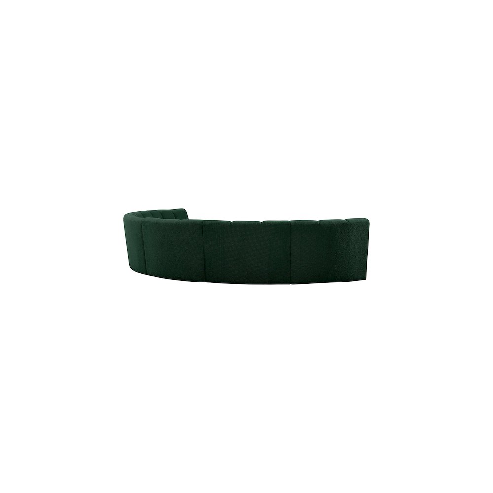 Infinity Green Boucle Fabric 6pc. Modular Sectional