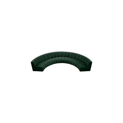 Infinity Green Boucle Fabric 6pc. Modular Sectional