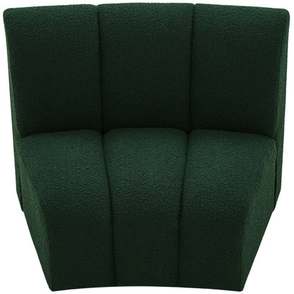 Infinity Green Boucle Fabric Modular Chair