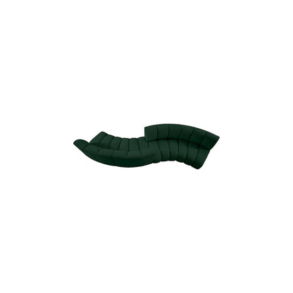 Infinity Green Boucle Fabric 4pc. Modular Sectional