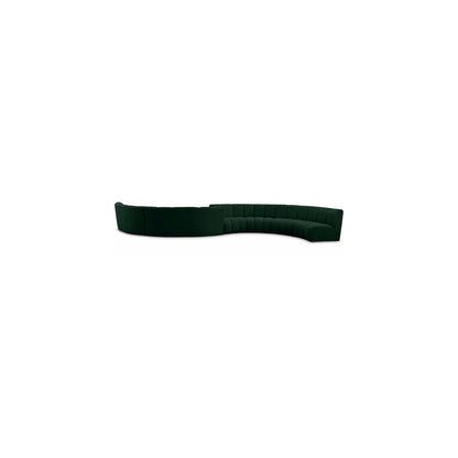 Infinity Green Boucle Fabric 8pc. Modular Sectional