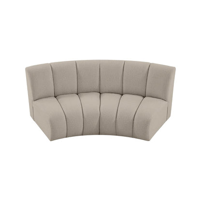 Infinity Brown Boucle Fabric 2pc. Modular Sectional