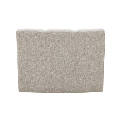 Infinity Brown Boucle Fabric Modular Chair