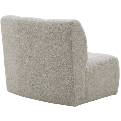 Infinity Brown Boucle Fabric Modular Chair