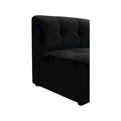 Limitless Black Velvet Modular Chair