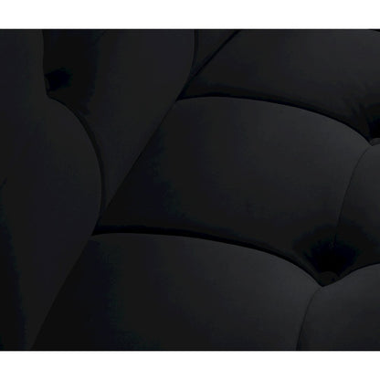 Limitless Black Velvet Modular Chair