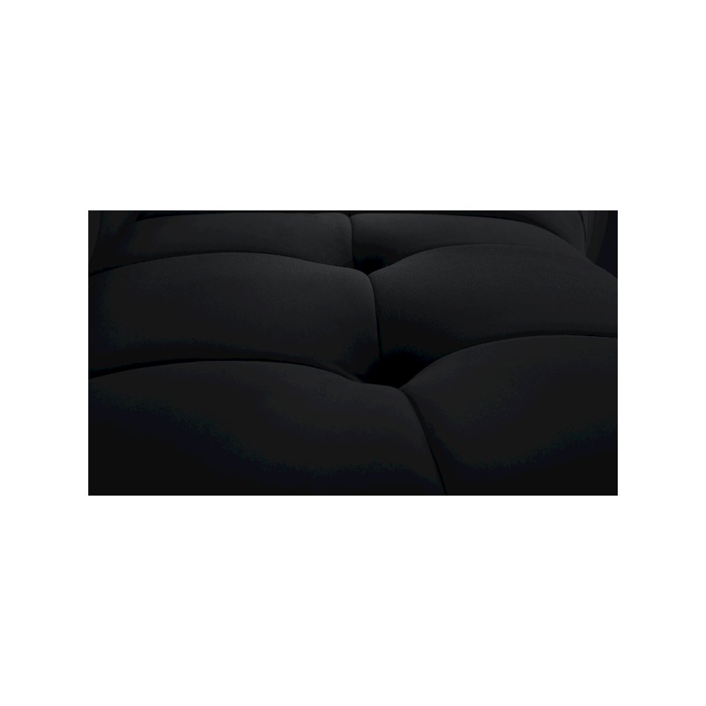 Limitless Black Velvet Modular Chair