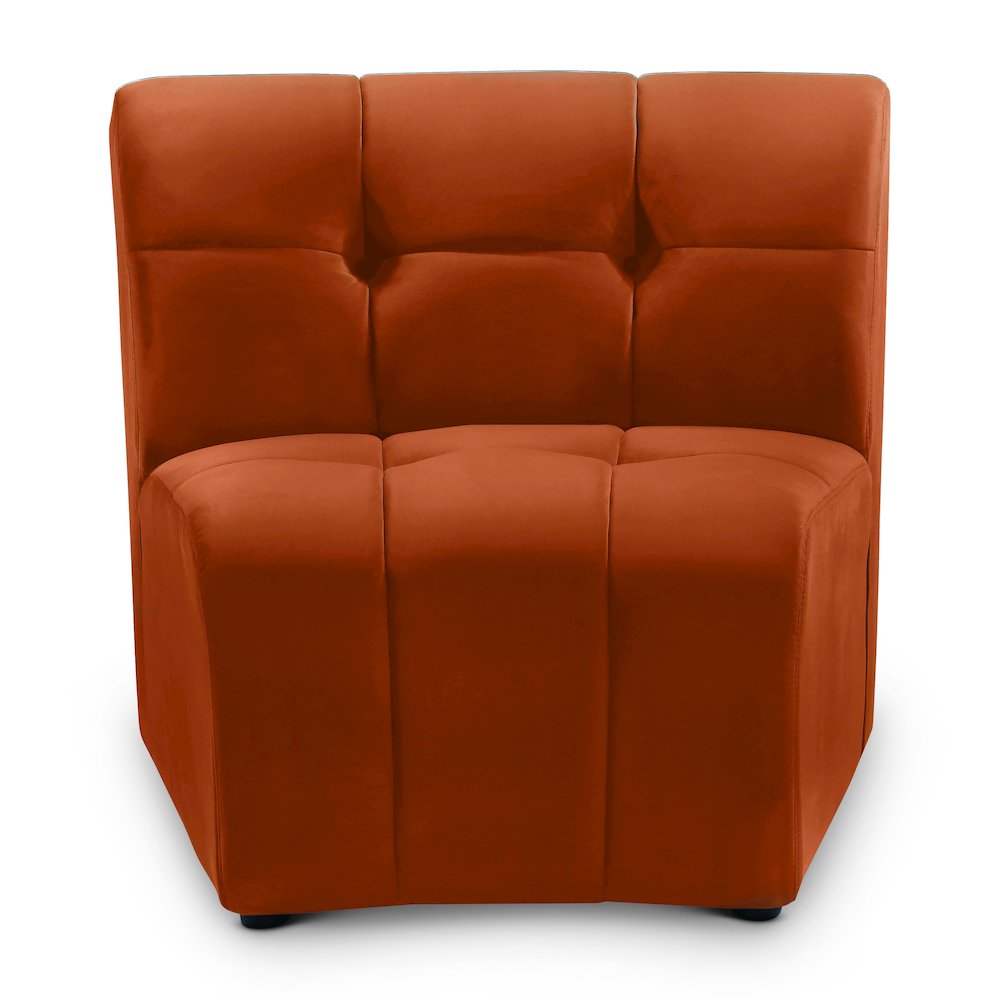 Limitless Cognac Velvet Modular Chair