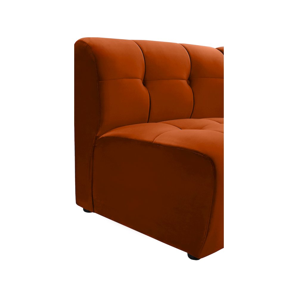 Limitless Cognac Velvet Modular Chair