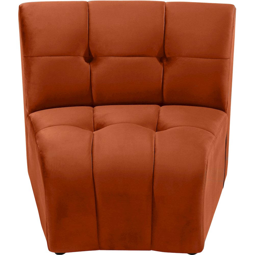 Limitless Cognac Velvet Modular Chair