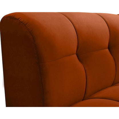Limitless Cognac Velvet Modular Chair
