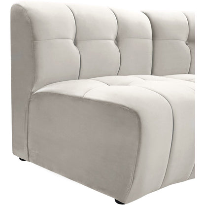 Limitless Cream Velvet 14pc. Modular Sectional