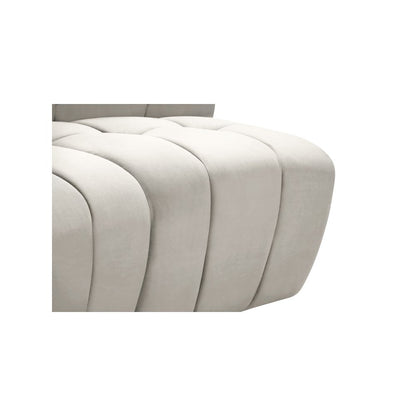 Limitless Cream Velvet 2pc. Modular Sectional