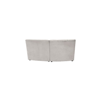 Limitless Cream Velvet 2pc. Modular Sectional