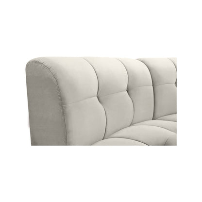 Limitless Cream Velvet 2pc. Modular Sectional