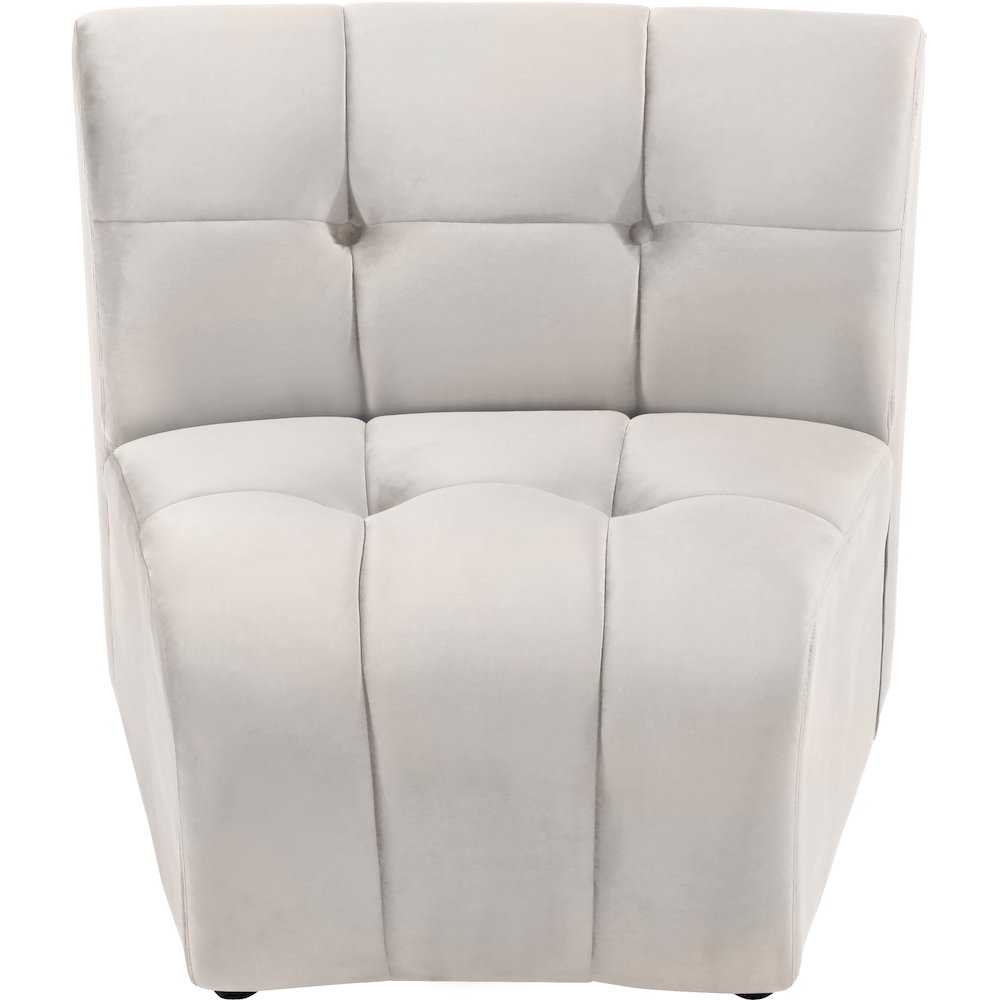 Limitless Cream Velvet Modular Chair