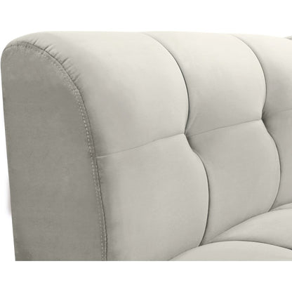 Limitless Cream Velvet Modular Chair