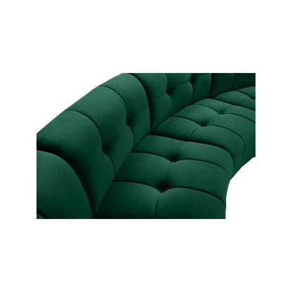 Limitless Green Velvet 13pc. Modular Sectional