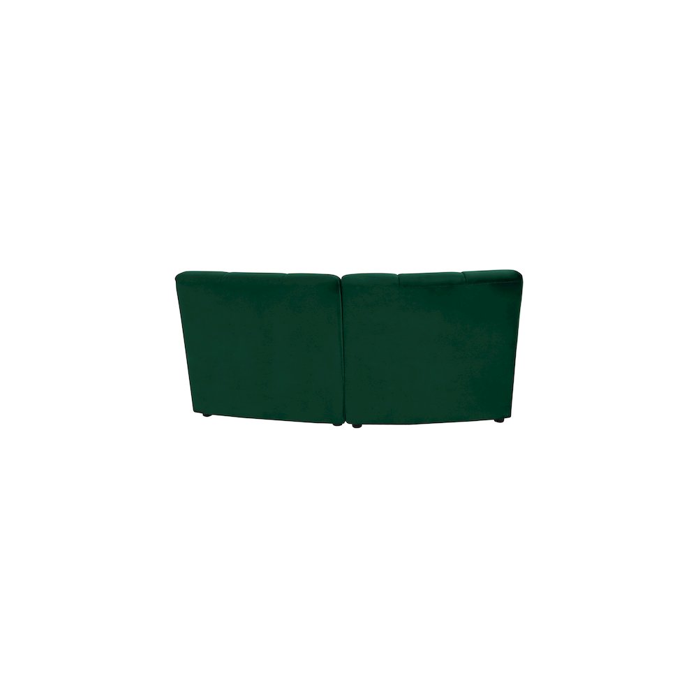 Limitless Green Velvet 2pc. Modular Sectional