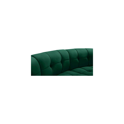 Limitless Green Velvet 7pc. Modular Sectional
