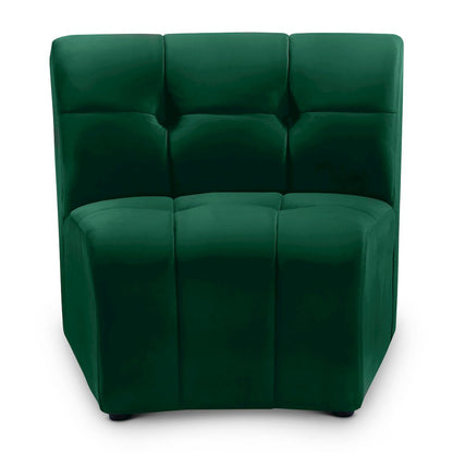 Limitless Green Velvet Modular Chair