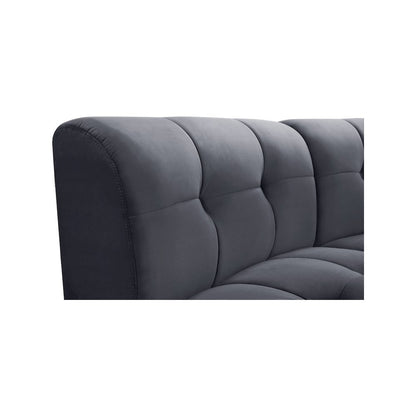 Limitless Grey Velvet 12pc. Modular Sectional