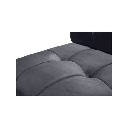 Limitless Grey Velvet 4pc. Modular Sectional