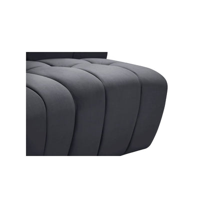 Limitless Grey Velvet 4pc. Modular Sectional