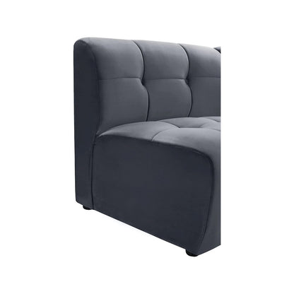 Limitless Grey Velvet Modular Chair