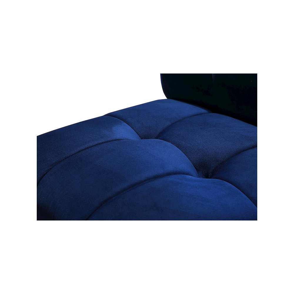 Limitless Navy Velvet 10pc. Modular Sectional