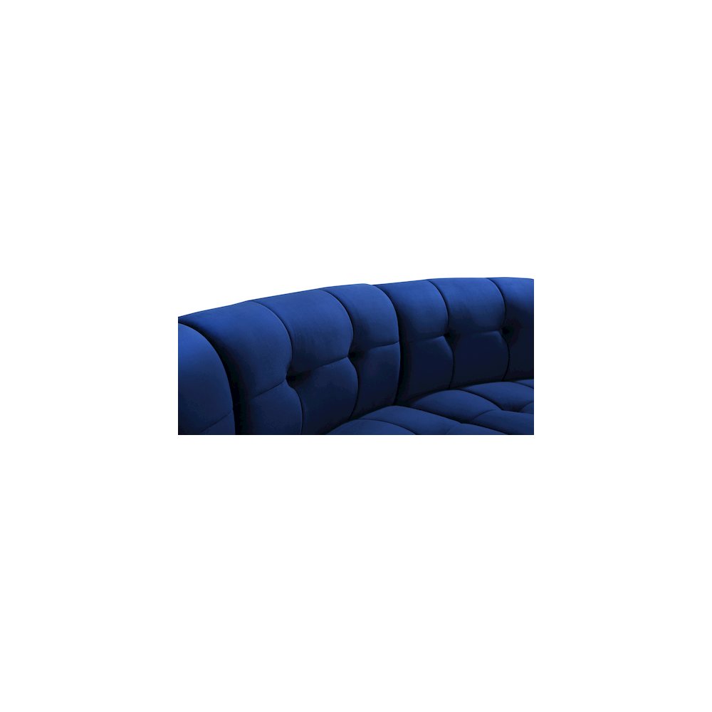 Limitless Navy Velvet 15pc. Modular Sectional