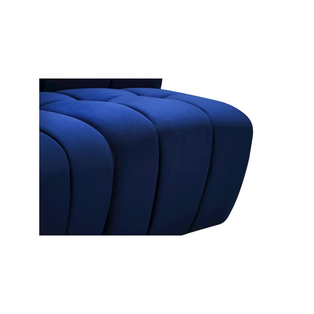 Limitless Navy Velvet 9pc. Modular Sectional
