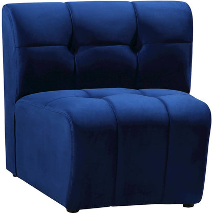 Limitless Navy Velvet Modular Chair