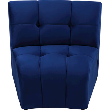 Limitless Navy Velvet Modular Chair