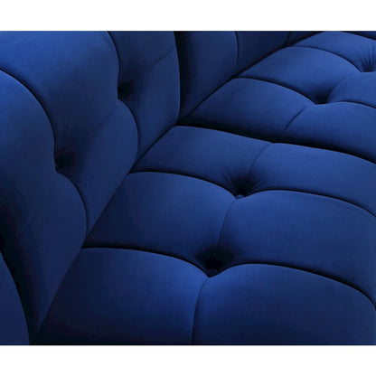 Limitless Navy Velvet Modular Chair