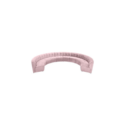 Limitless Pink Velvet 10pc. Modular Sectional