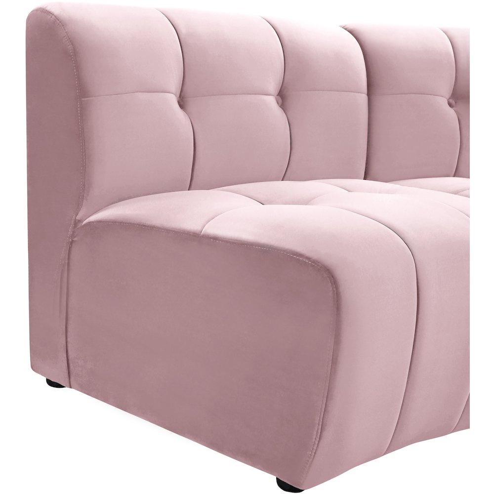 Limitless Pink Velvet 12pc. Modular Sectional